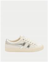 Gola Tennis Mark Cox Canvas Trainers White
