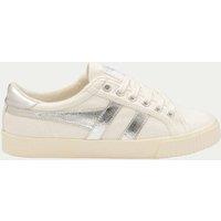 Gola Tennis Mark Cox Canvas Trainers White