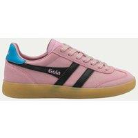 Gola Viper Suede Colour Block Trainers Pink Mix