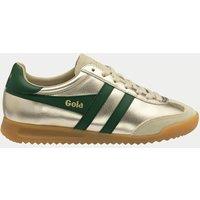 Torpedo Glimmer Leather Metallic Trainers