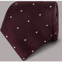 Polka Dot Pure Silk Tie