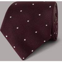 Polka Dot Pure Silk Tie