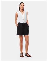 Laura Pure Linen Button Through Tank Top