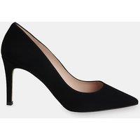 Whistles Suede Stiletto Court Shoes Black