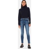 High Waisted Skinny Ankle Grazer Jeans