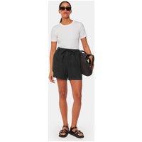 Whistles Pure Linen Shorts Black