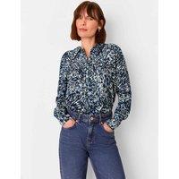 Animal Print Collared Button Through Shirt