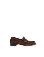 Suede Slip On Square Toe Loafers