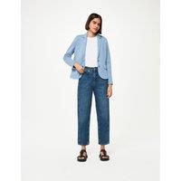 Jersey Slim Single Breasted Blazer Jacket