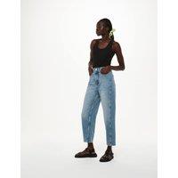 Cotton Rich Ribbed Scoop Neck Vest