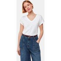 Pure Cotton V-Neck T-Shirt