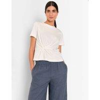 Pure Cotton Twist Front T-Shirt