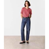 Whistles Rosa Pure Cotton T-Shirt Dark Pink