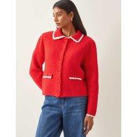 Collared Button Front Cardigan