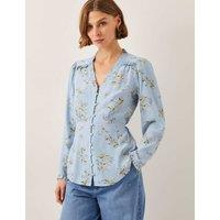 Floral V-Neck Blouse