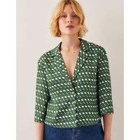 Geometric Collared Shirt
