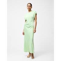 Satin Maxi Column Dress