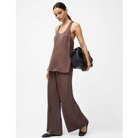Satin Scoop Neck Longline Vest Top