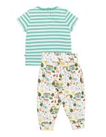 Frugi 2pc Pure Cotton Farm Print Outfit (0-3 Yrs) Multi