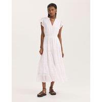 Pure Cotton Midi Tiered Dress