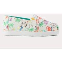 Kids Doodle Print Riptape Espadrilles (4 Small - 2 Large)