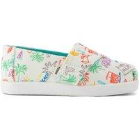 Kids Doodle Print Riptape Espadrilles (4 Small - 2 Large)