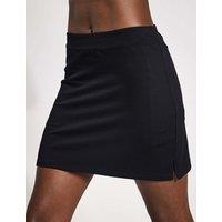 Lilybod Maya Layered Mini A-Line Sports Skirt Black