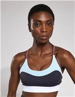 Lilybod No Limit Medium Support Sports Bra Charcoal Mix