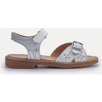 Start-Rite Kids' Schoolwear Leather Riptape Sandals (7 Small - 1 Large) White