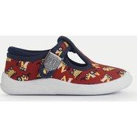 Kids Canvas Digger T Bar Shoes (3 Small - 7 Small)