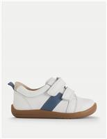 Kids Leather Riptape Trainers (4 Small - 8 Small)