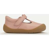 Start-Rite Kids' Leather Riptape T Bar Shoes (3 Small - 7 Small) Pink