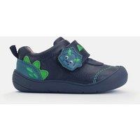 Start-Rite Kids' Leather Dinosaur Trainers (3.5 Small - 6.5 Small) Navy Mix