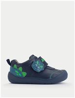 Kids Leather Dinosaur Trainers (3.5 Small - 6.5 Small)