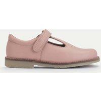 Kids Leather Riptape T Bar Shoes (6 Small - 12.5 Small)