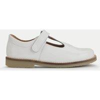 Kids Leather Riptape T Bar Shoes (6 Small - 12.5 Small)