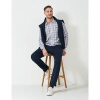 Regular Fit Linen Rich Check Shirt