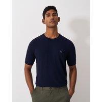 Linen Rich Crew Neck T-Shirt