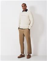 Cotton Rich Logo Crew Neck Sweatshirt