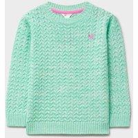 Cotton Blend Cable Knit Jumper (3-12 Yrs)