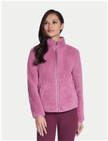 Skechers Skech-Sherpa Fleece Textured Jacket Dark Brown