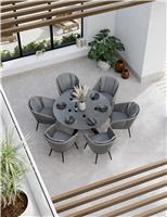 Aspen 6 Seater Garden Table and Chairs