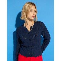 Cotton Rich Textured Cardigan