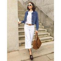 Wide Leg High Waisted Cropped Jeans