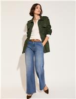 Cotton Rich Longline Utility Jacket