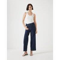 Marla High Waisted Straight Leg Cropped Jeans