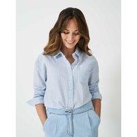 Pure Cotton Striped Relaxed Shirt