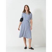 Jersey Geometric Midaxi Shirt Dress