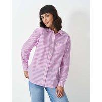 Pure Cotton Striped Relaxed Shirt