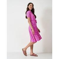 Jersey Geometric Midaxi Shirt Dress